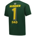 thumbnail image 3 of Men's-Fanatics  Green Green Bay Packers Big & Tall Number One Dad T-Shirt, 3 of 3