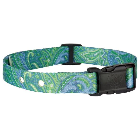 Country Brook Petz® Green Paisley Replacement Collar For Dog Fence Receivers