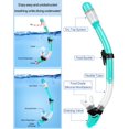 thumbnail image 3 of Equipo de Snorkel Ubekezele 4 en 1 para Adultos con Bolsa de Viaje, 3 of 7