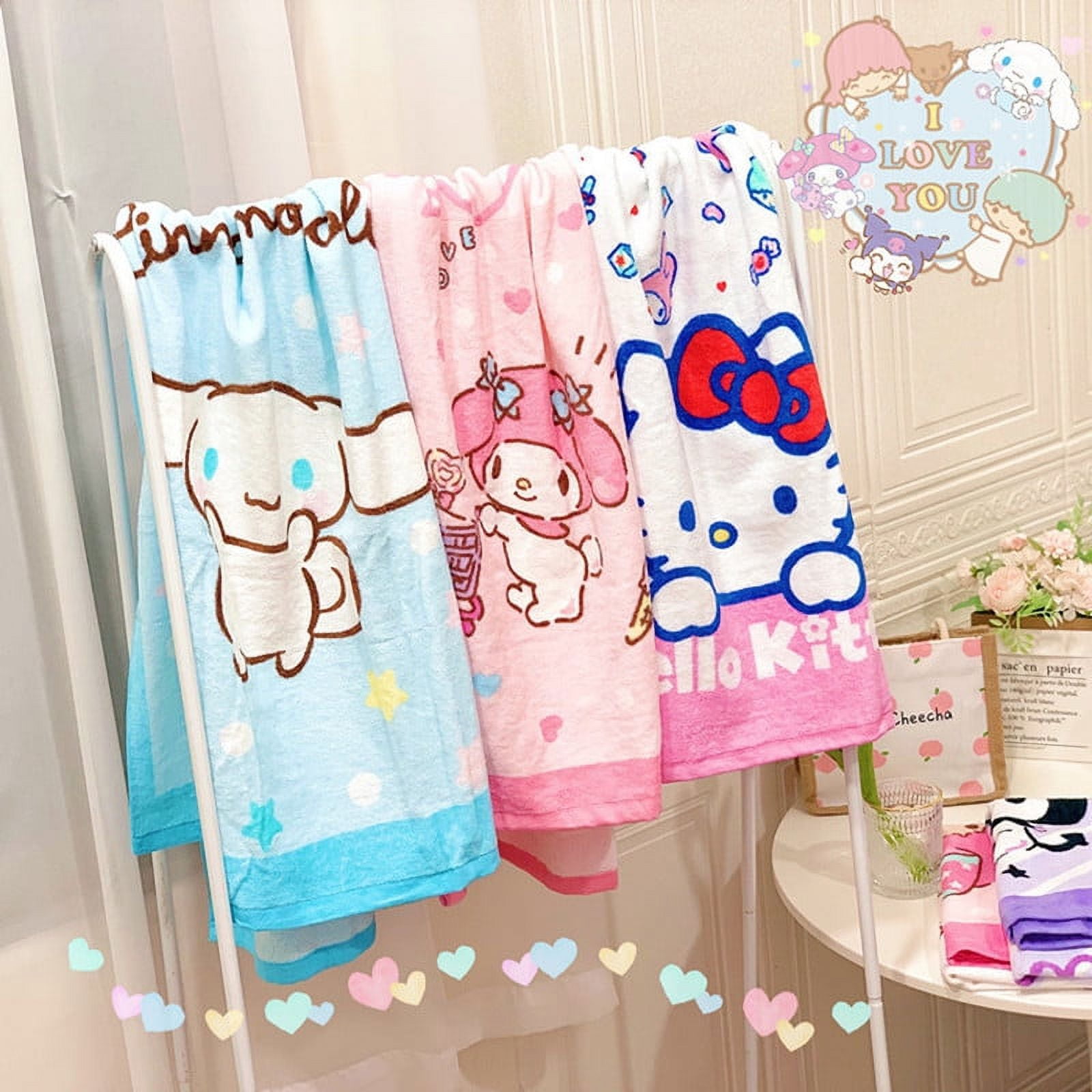 Hello kitty hooded towel sale
