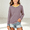 Pink, variant on FSYBOA Girls Long Sleeve Shirts Size 10, Fall Casual Crew Neck Striped Kids Pullover Tops