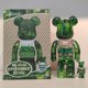 thumbnail image 4 of Figura coleccionable de mi primer bebé Bearbrick de 28 cm de altura, versión verde bosque 400%+100%., 4 of 9