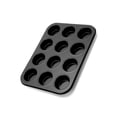 thumbnail image 2 of Muffin Pan For Baking Cupcake Pan Carbon Steel Muffin Tins Tray Non Stick Baking Pan Nonstick Bakeware Carbon Steel Cupcake Pan Non Stick Baking Pan Black Quick Release Muffin Tins, 2 of 5