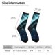 thumbnail image 2 of Fotbe Undersea Shark Calcetas Largas con Estampado para Hombre y Mujer – Calcetas de Compresión Transpirables y Elásticas, Viajar y Uso Diario Talla 5-11, 2 of 6