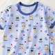 thumbnail image 4 of Odeerbi 18M-7Y Niños Niñas Pijamas de Algodón de Verano Manga Corta Tops Pantalones Cortos Conjunto Suave Imprimir Ropa de Dormir Dos Piezas Pijama Conjuntos, 4 of 5