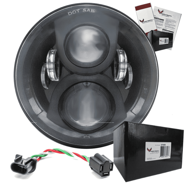 Eagle Lights 8700 Black Daymaker Generation II LED Headlight Walmart