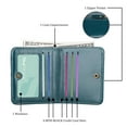 RFID Blocking Wallet for Women, Leather Short Wallet, Ladies Purses