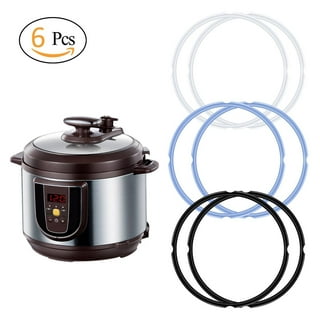 Original Silicone Lid and Silicone Ring for Instant Pot Pressure Cooker, 6  Quart Inner Pot Replacement Cover for IP Duo60, Plus, Max, Lux, Gem & Smart  60, Fits 5qt 6qt, InstaPot Sealing