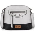 thumbnail image 6 of Wrangler Small Crossbody Bags for Women Shoulder Cute Purses and Handbags with Adjustable Strap, Grey-Black, 6 of 8