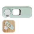 thumbnail image 1 of Billuyoard Cerradura de seguridad para bebés, 5 piezas, sin BPA, inodoro, no tóxico, fácil instalación, cerradura Universal para gabinete de Conjuntos de muebles de dormitorio Verde, 1 of 6