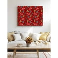 thumbnail image 5 of Western Christmas Canvas Print Wall Art Framed Canvas Art Wall Decor Cowboy Boots Xmas Tree Snowflake Red Pictures Painting Morden Artwork for Living Room Bedroom, Ready to Hang - 12"x16", 5 of 6