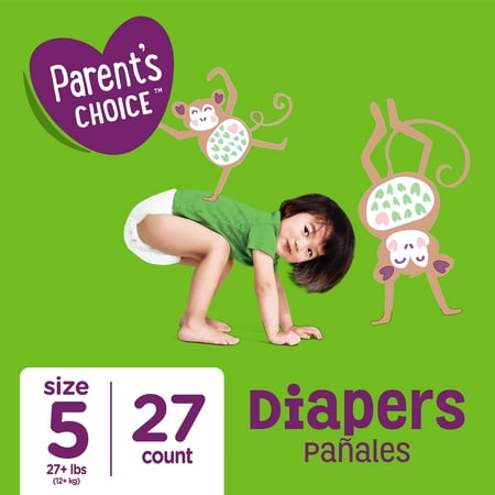 Parent's Choice Diapers, Size 5, 27 Diapers