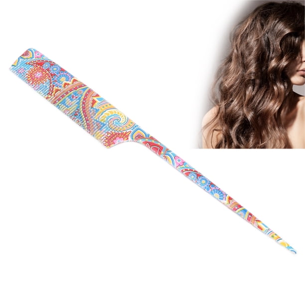 Peine Para Separar El Cabello, Peines Para Burlar Cola De Rata, Fáciles De Transportar, Peines Ligeros De ABS, Peines Para Cola De Rata Para Peluquero Para Todo Tipo De Cabello