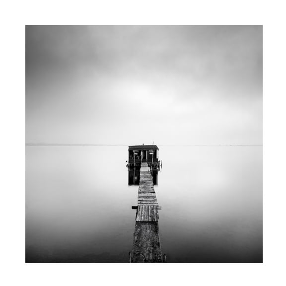Canvas Wall Art - George Digalakis 'Axios Delta 039' Wall Art for Living Room, Bedroom, or Office D?cor by Trademark Fine Art - 14 x 14 Inches