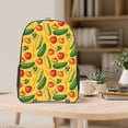 thumbnail image 5 of Susaid Colorful Vegetables Print Clear Backpack See Through Transparent Plastic Clear Bookbags for School, College, Stadium,Work, 5 of 7