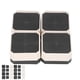 thumbnail image 3 of Almohadillas antivibración, 8 piezas de almohadillas antivibración en forma de L para elevadores de cama de lavadora, respuesta rápida, 3 of 12