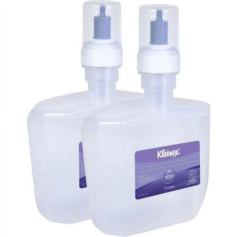 Kleenex Ultra Hand Sanitizer Foam - 33.8 fl oz (1000 mL) - Bacteria Remover - Hand, Skin - Moisturizing - Clear - Dye-free, Quick Drying, Non-sticky, Fragrance-free - 6 / Carton Kleenex Ultra Hand Sanitizer Foam - 33.8 fl oz (1000 mL) - Bacteria Remover - Hand, Skin - Moisturizing - Clear - Dye-free, Quick Drying, Non-sticky, Fragrance-free - 6 / Carton