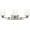 Bright Satin Nickel, variant on F3153-64-Sunset Lighting-Ledbury - 3 Light Bath Vanity   Provincial Bronze Finish with Opal Etched Glass