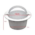 thumbnail image 4 of Swimming Pool Skimmer Replacement Basket With Handle, 2 Pack - Above Ground Pool Thru-wall Skimmer, 4 of 4