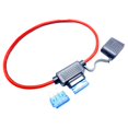 thumbnail image 1 of Clearance! Car Auto 10A 15A 20A 30A Medium Size Standard Type Holder Car Box Modified Car Seat Insurance Insert Base with Pure Copper Wire Length 30CM Car Electronics,M, 1 of 9