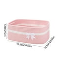 thumbnail image 3 of Xinsrenus Holiday Gift Storage Basket, Woven Storage Bin With Packaging, Breathable Cotton Storage Basket for Clothes Toys Bedroom Living Room, 3 of 6