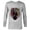 Athletic Heather, variant on Marvel Studios Deadpool & Wolverine Side-by-Side Claw Icon - Long Sleeve T-Shirt for Men - Customized-White
