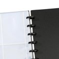 thumbnail image 5 of Álbum de fotos mini de 3 pulgadas, libro de cámara instantánea, fundas para tarjetas fotográficas, protectores de tarjetas Negro, 5 of 5