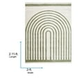 thumbnail image 5 of Livabliss Washable Rugs for Living Room, 2x3 Fossay Shag Modern Light Beige Area Rug, Bedroom Dining Room Home Decor Stain Resistant Carpet (2' x 2'11"), 5 of 7