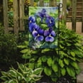 thumbnail image 2 of Rhode Island Violets in Watercolor Garden Flag 11.25 in x 15.5 in, 2 of 5