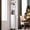 White, variant on Corner Shelf with Cabinet, 74.8" Tall Corner Cabinet with Door, 5-Tier Narrow Bookshelf with Adjustable Shelves, Display Cabinets for Living Room, Bathroom, Dining Room, Small Space