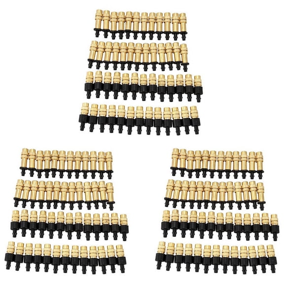 150PCS Adjustable Sprayer Brass Misting Nozzle Atomizing Sprinkler for Mini Drip Garden Watering Irrigation