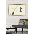 thumbnail image 2 of Episodic Drawing - Cat And Moon 1 Wall Poster, 22.375" x 34" Framed, 2 of 5