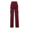thumbnail image 3 of Woman Lady Wide Leg Bootcut Yoga Pants Workout Jogging Activewear Elastic High Waist Flare Sweatpants Palazzo Bell Bottoms Pants Plus Size, 3 of 9