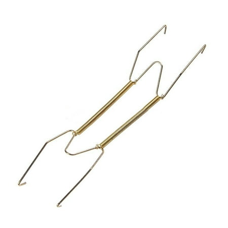 

HomeLife Plate Hanger Hook Spring Dismountable Anti-rust Stainless Steel household Dish Hanger for Home