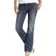 thumbnail image 1 of Aeropostale Chelsea Boot Cut Jeans para mujer, azul, 00 corto, 1 of 1