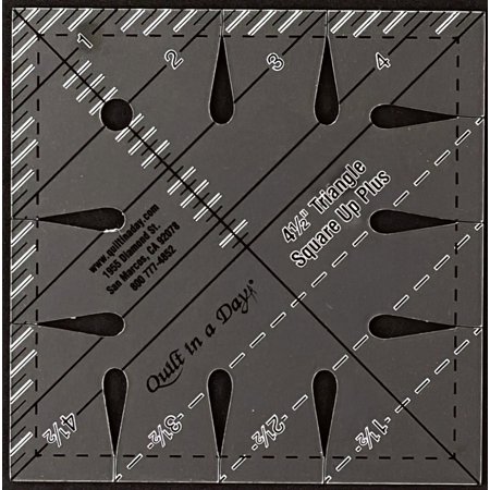 4 1/2 Triangle Square Up PLUS by Quilt in a Day
