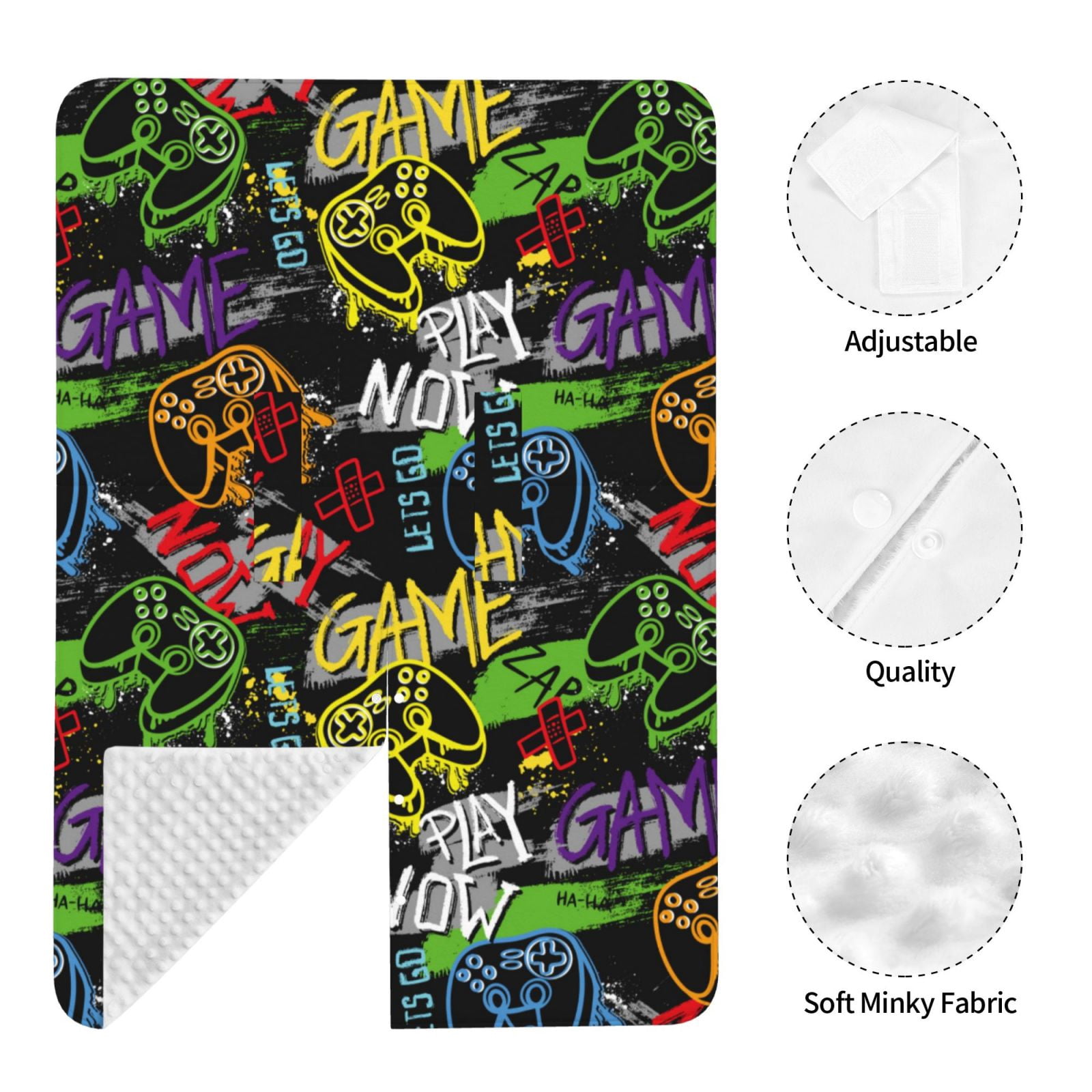 Naloa Game Joysticks Baby Car Seat Cover, Breathable Baby Carrier Cover, Multiuse Baby Carrier Cover & Nursing Breastfeeding Cover