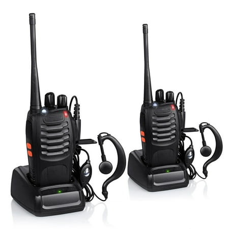 Handheld Radio Pouch - Zimtown 2Pcs Baofeng BF-888S 5W 400-470MHz 16CH Handheld Walkie Talkies + Free Headset