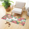 thumbnail image 6 of Haosy Cute Bunny and Strawberry Bathroom Rugs Non Slip Absorbent Soft Plush Quick Dry Bath Mat, 39"x20", 6 of 8