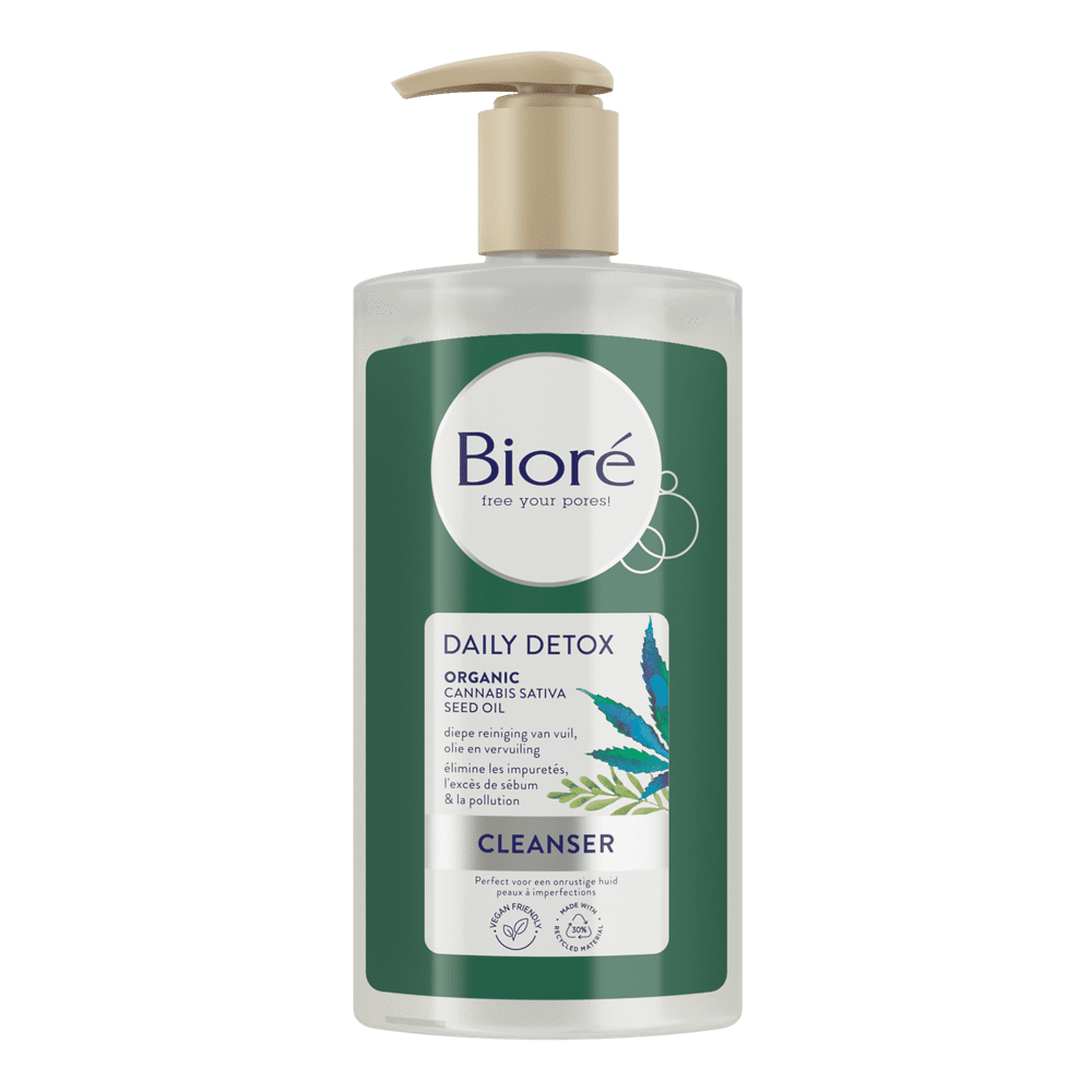 Biore Daily Detox Organic Cannabis Sativa Oil & Green Tea Extract