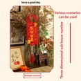 thumbnail image 3 of Tarjeta colgante con etiqueta para puerta estéreo, decoración para puerta con etiqueta colgante para el Festival de Primavera, 3 of 14