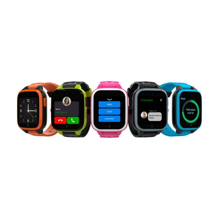 Xplora - Kids' XGO3 (GPS + Cellular) Smart Watch 42mm Calls, Messages, SOS, GPS Tracker, Camera, Step Counter, SIM Card - Black