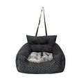 thumbnail image 3 of Asiento elevador para perros, asiento para perros para automóvil, portátil, cómodo, protección para , perrera al aire libre, mascotas, asiento Negro, 3 of 8