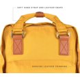thumbnail image 3 of Macaron 16L Escuela de Viaje Señoras Universitarias Mochila Ligera Informal Amarillo, 3 of 4