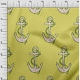 thumbnail image 3 of oneOone Cotton Flex Light Green Fabric Nautical Craft Projects Decor Fabric Printed By The Yard 40 Inch Wide, 3 of 6
