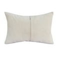 thumbnail image 6 of Ox Bay Brody 16" x 24" Ivory/Brown Woven Faux Hide Adult Decorative Lumbar Throw Pillow Cover, 6 of 9