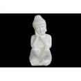 thumbnail image 4 of UTC34456 Ceramic Sitting Buddha Figurine with Rounded Ushnisha and Head on Hands Gloss Finish Green, 4 of 6