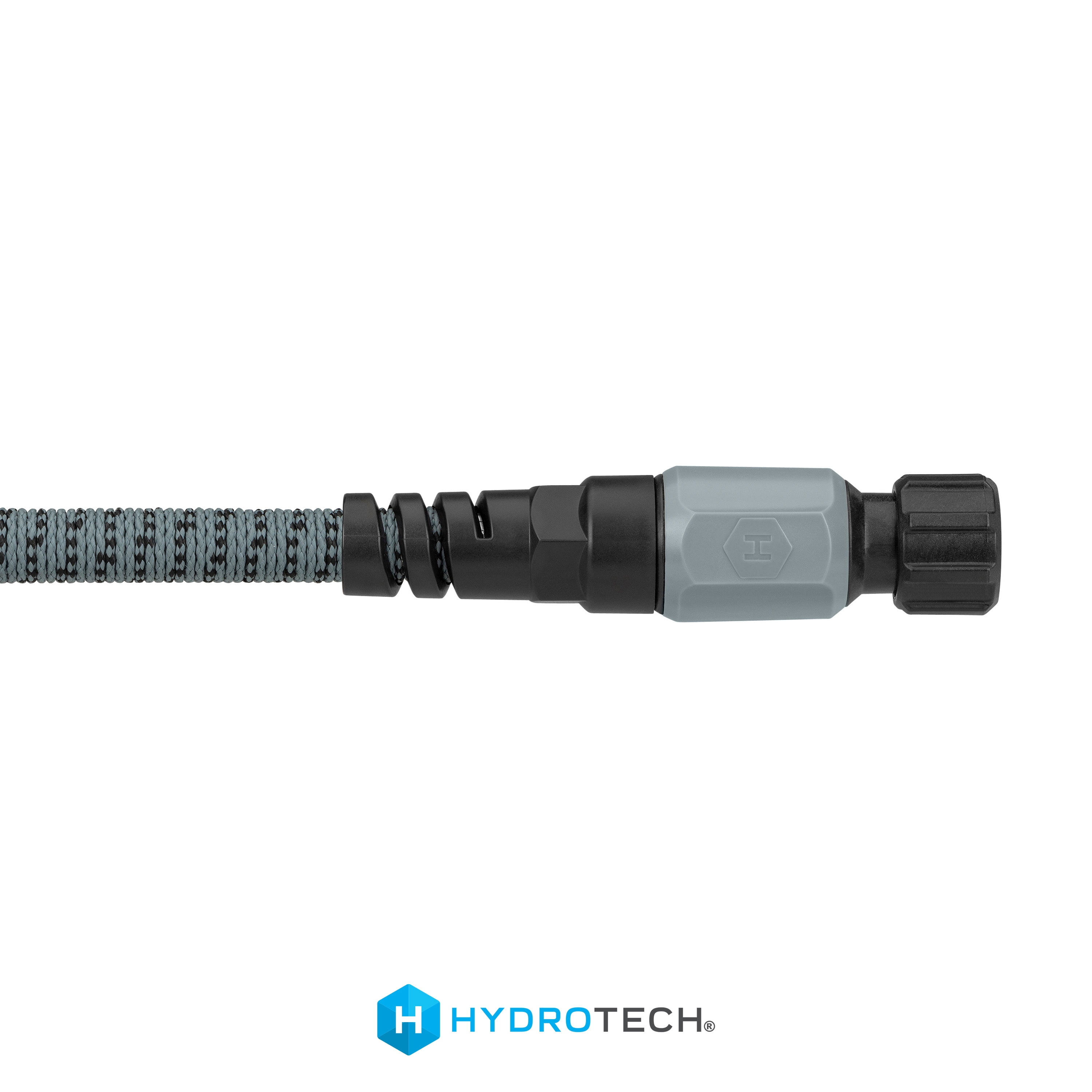Hydrotech 60 ft Garden Hose – Patented Force Control, Burst-Proof, Lightweight, Flexible, No-Kink Design, 5/8", 4 Tire Hose Guides, Ideal for Car Wash & Automotive Care