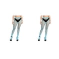 thumbnail image 4 of Pantimedias Jumpingount 1 par con tirantes diseño de agujeros levantamiento de cadera medias de red llamativas, 4 of 6
