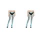 thumbnail image 4 of Minnieouse 1 par de pantimedias con tirantes moldeadores para mujer, medias de red cómodas al tacto, medias altas elásticas, vestido azul lago Type2 NO2, 4 of 6